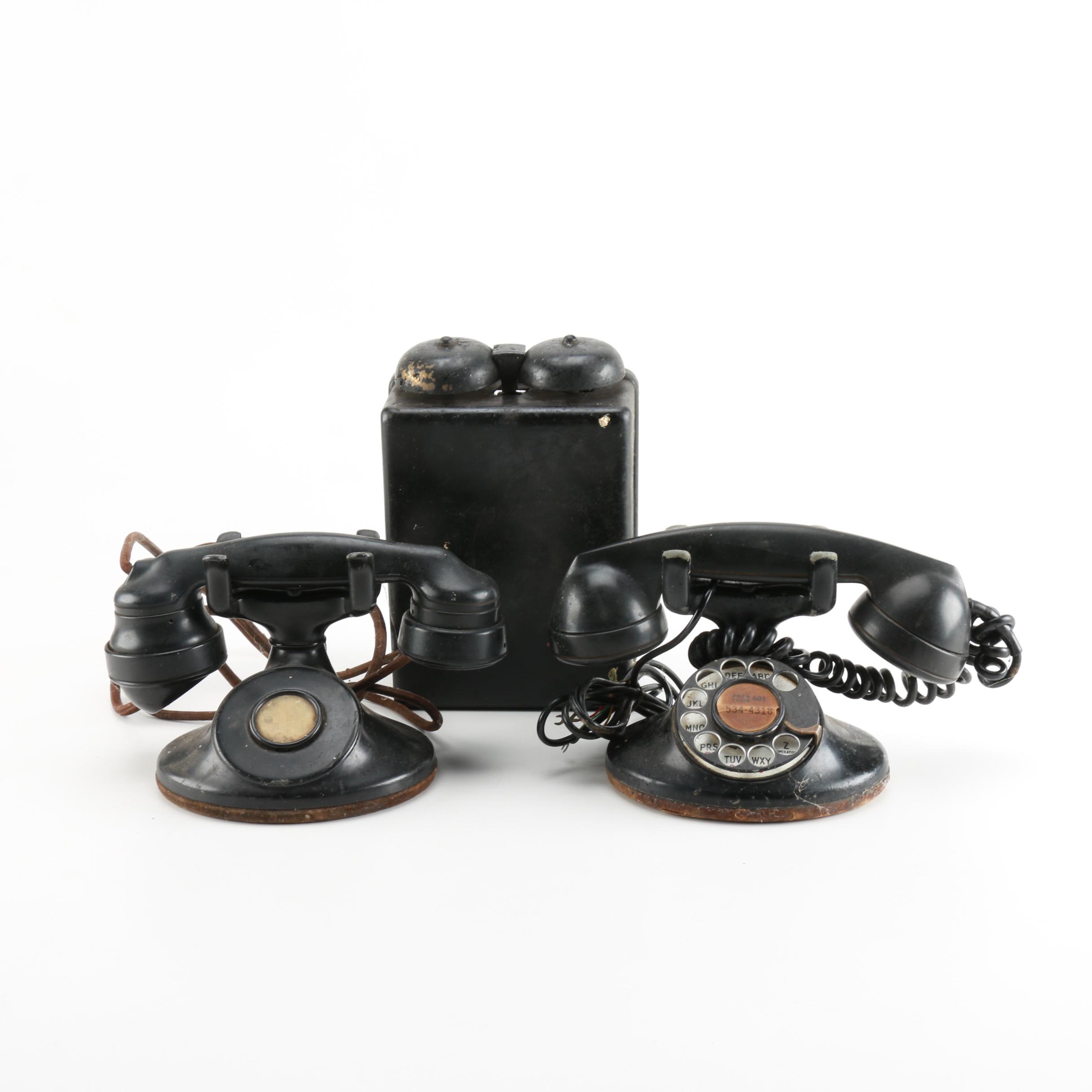 Circa 1930s Rotary Phones