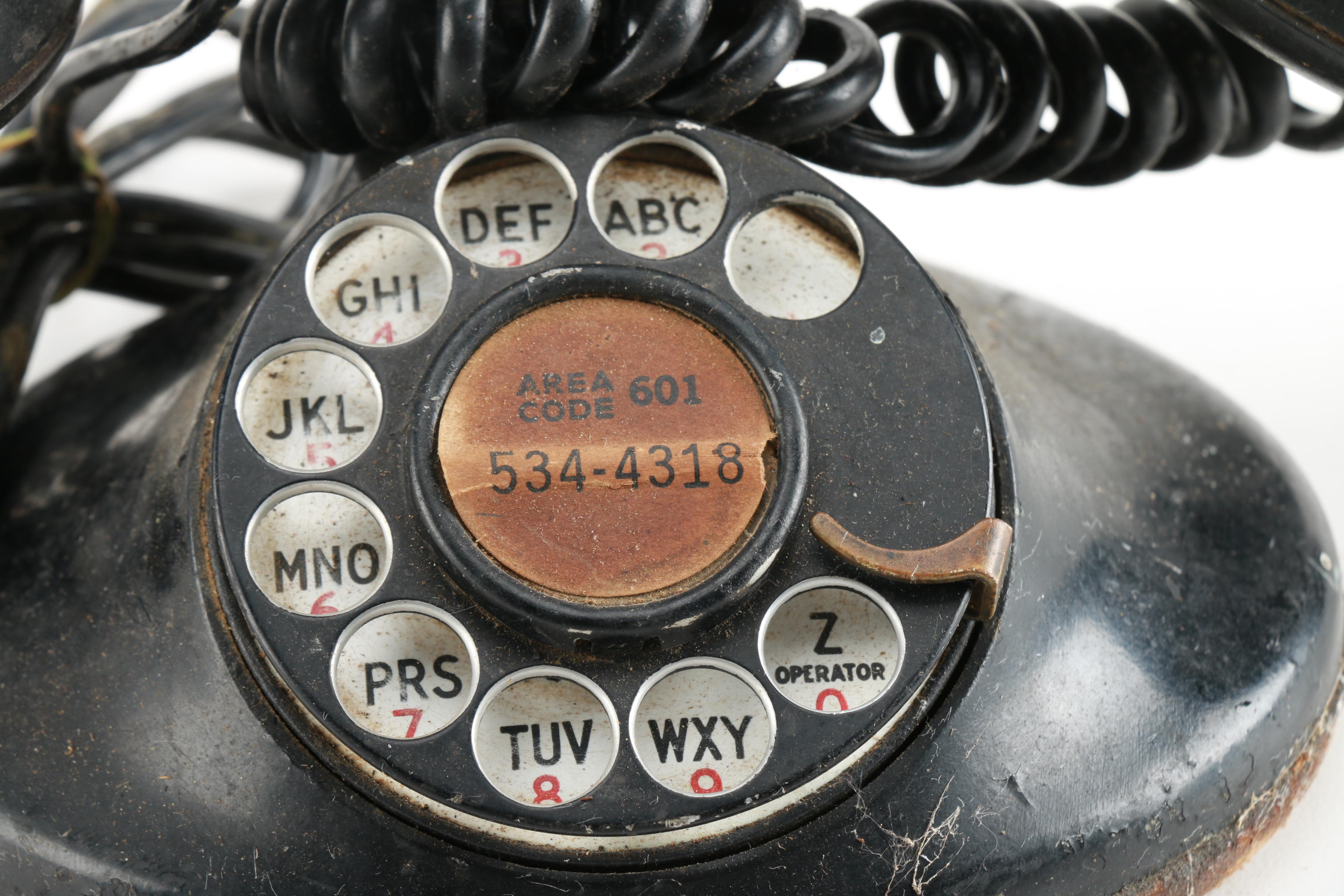 Circa 1930s Rotary Phones