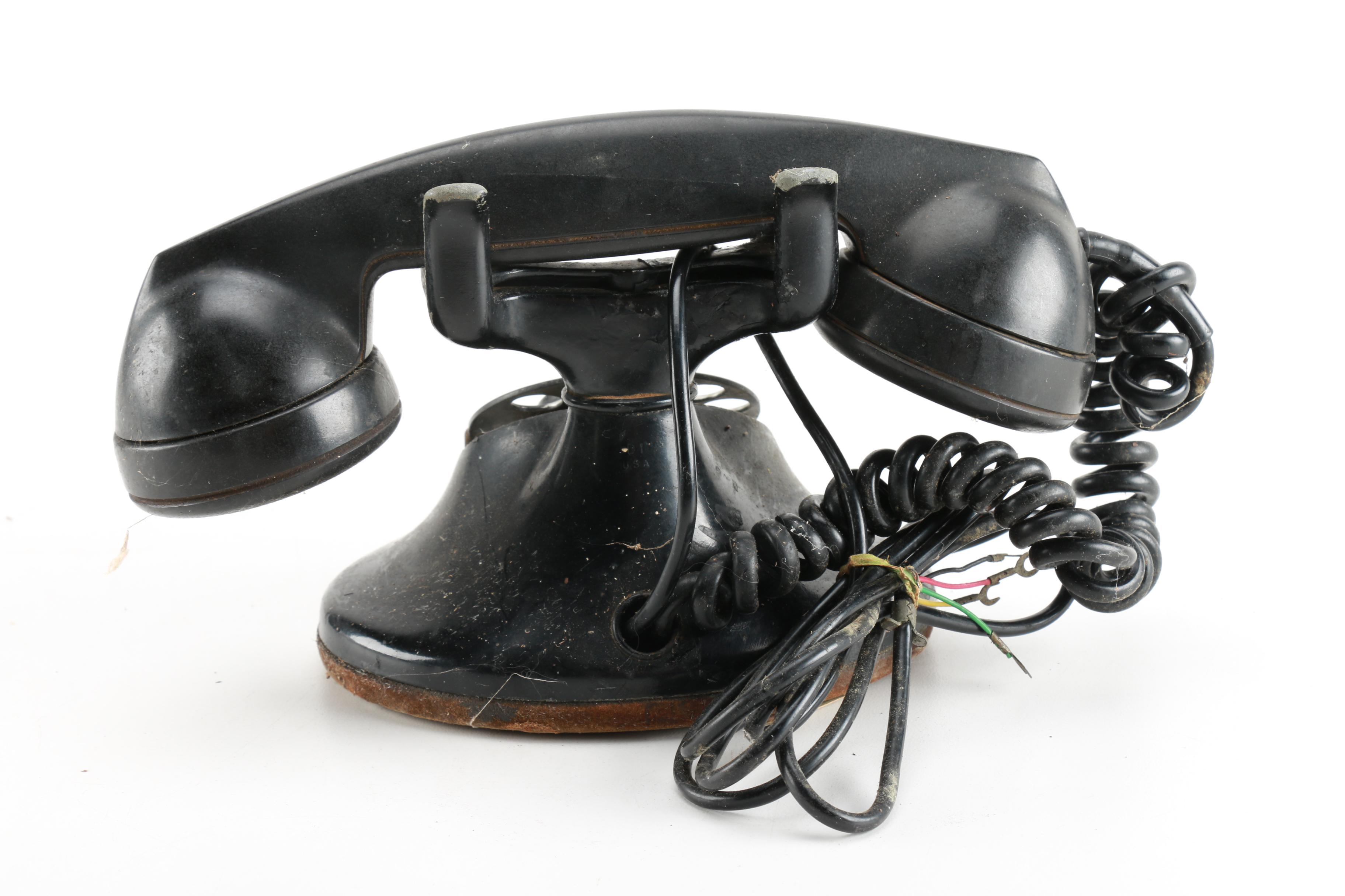 Circa 1930s Rotary Phones