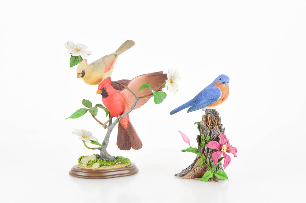 Bird Figurines from the Danbury Mint