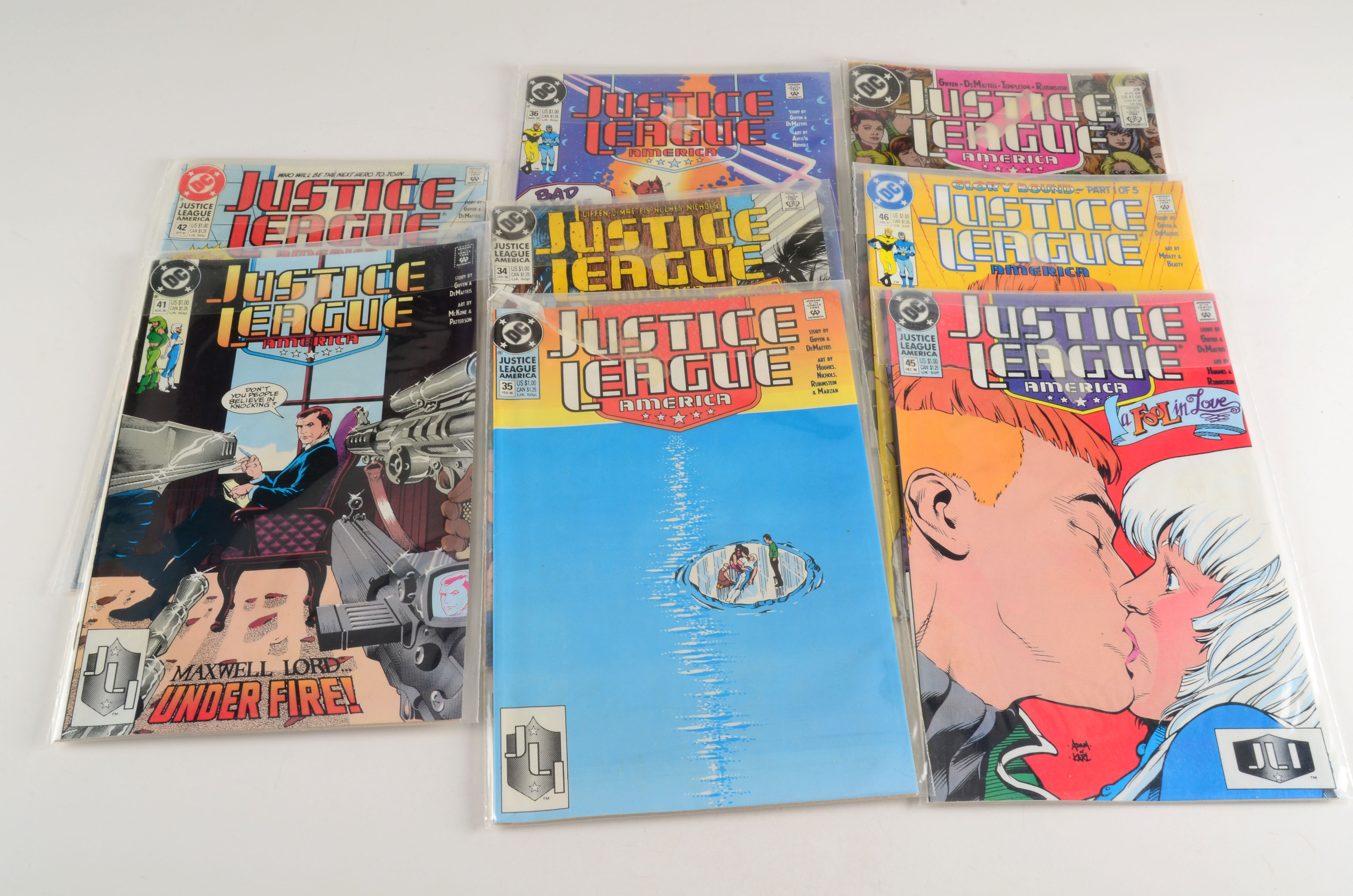 Justice League International and Guy Gardner Comics