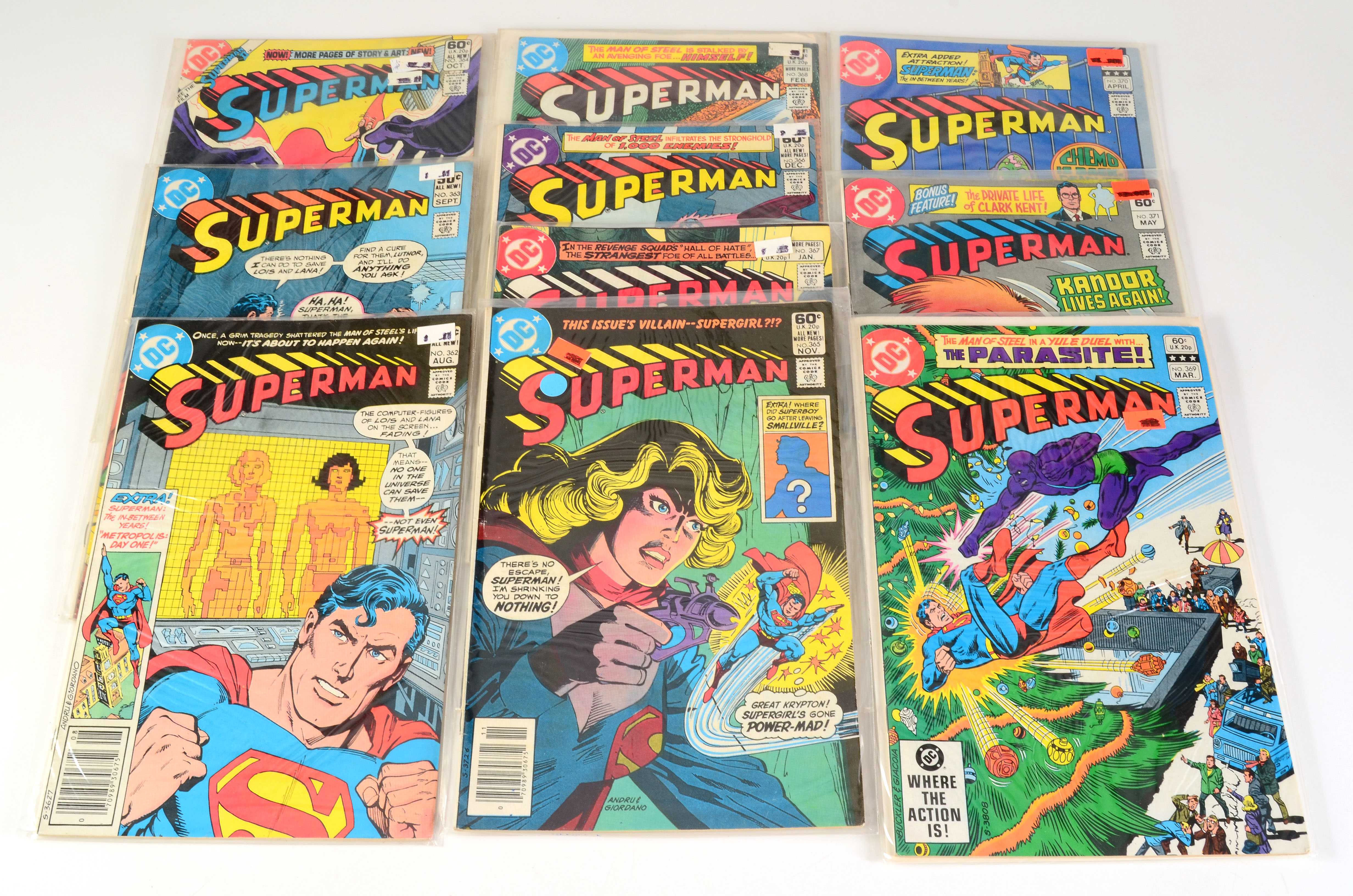 First Series “Superman” Issues 352-392