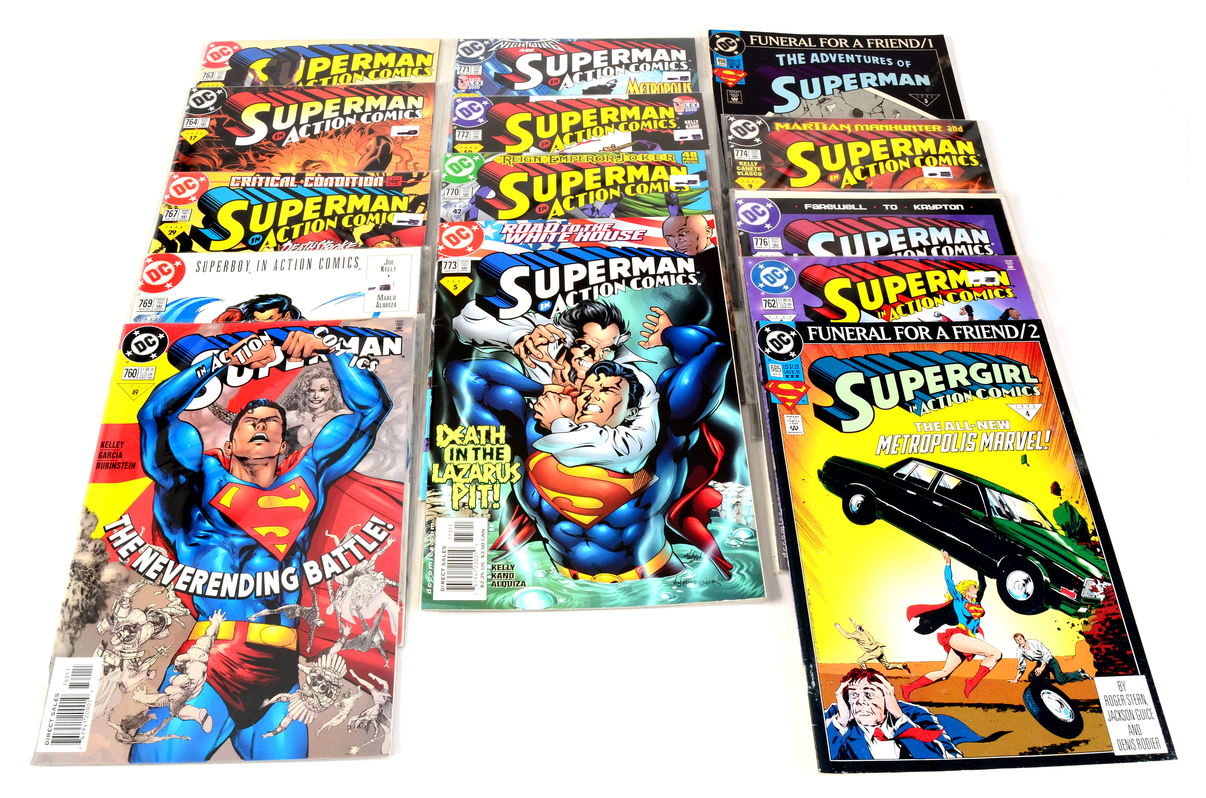 Modern Superman Comics With “Death of a Friend” Parts 1 and 2