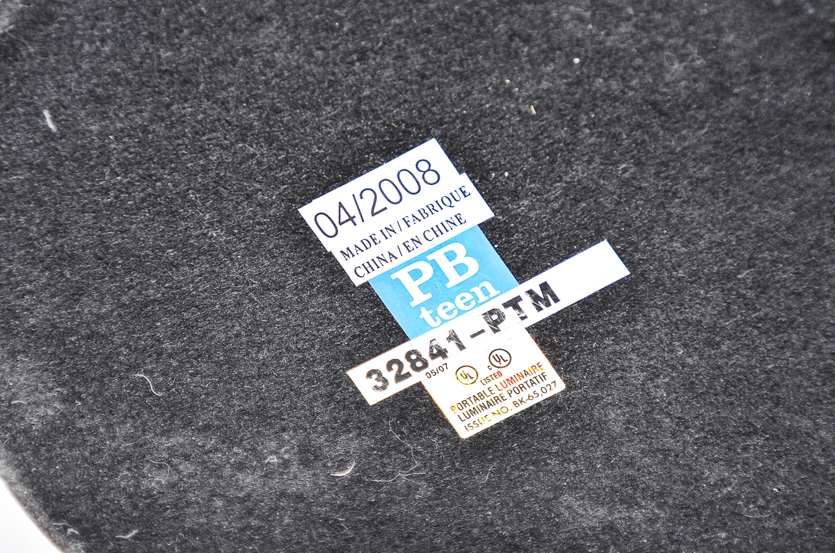 Pottery Barn Desk Lamp