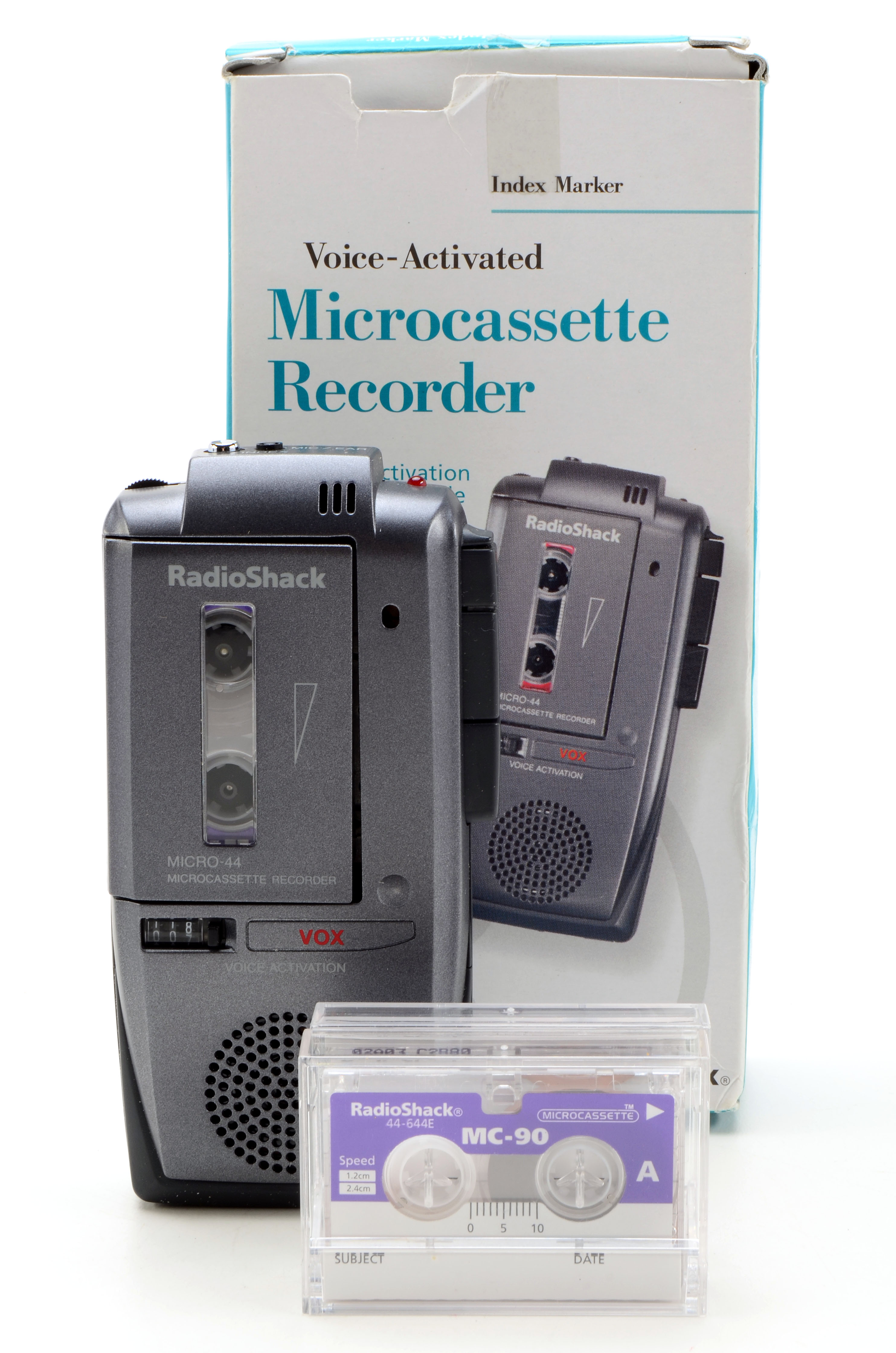 Radio Shack Voice-Activated Cassette Tape Recorders