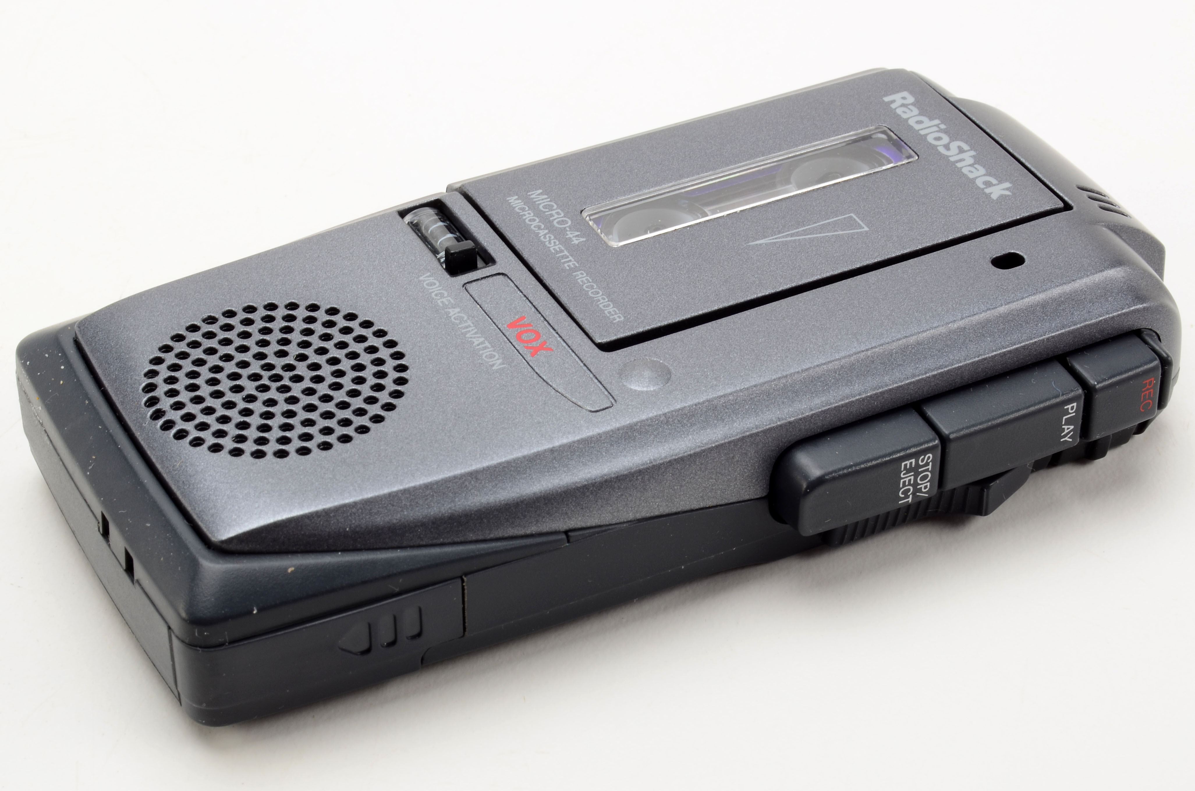 Radio Shack Voice-Activated Cassette Tape Recorders
