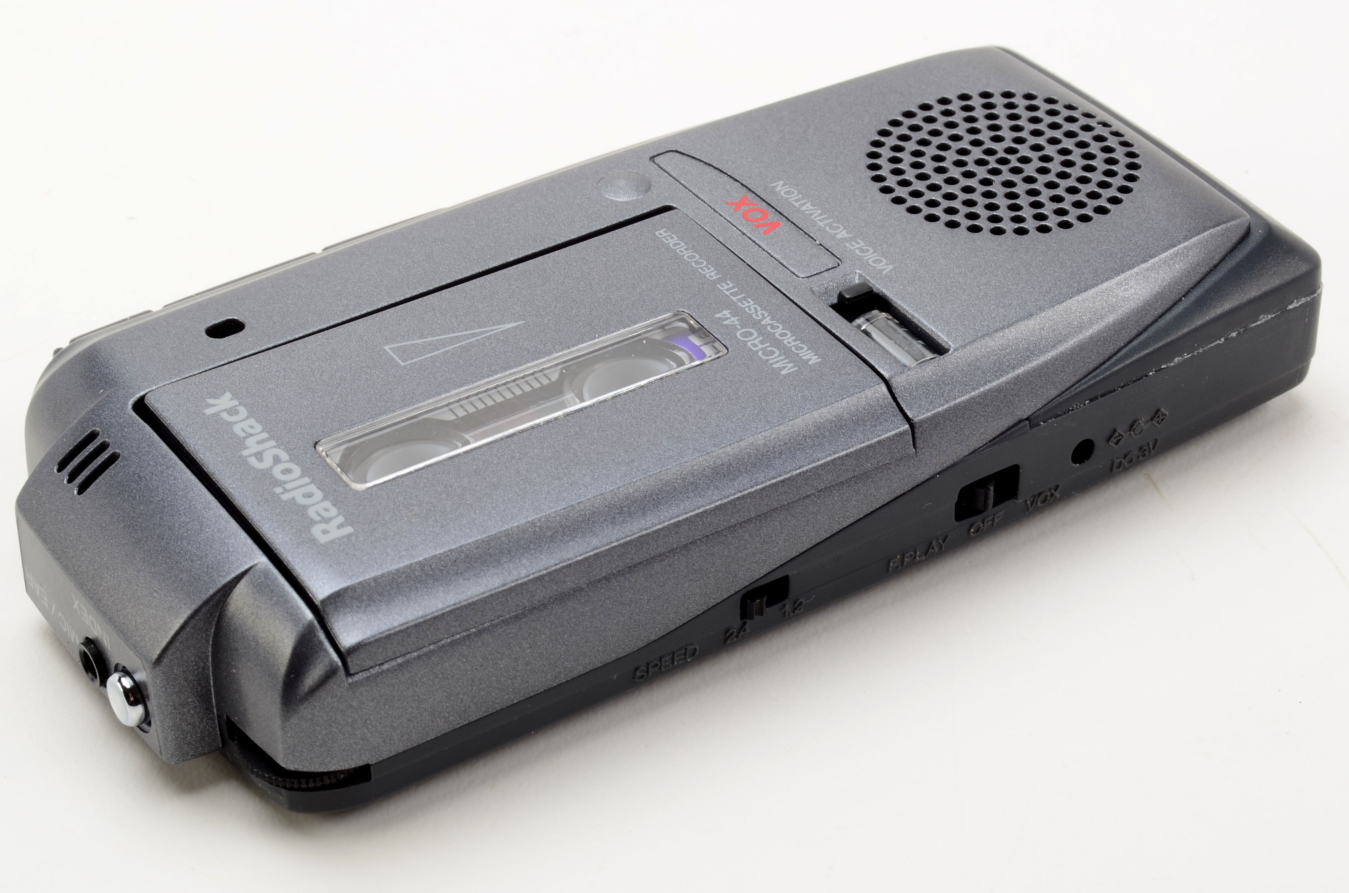Radio Shack Voice-Activated Cassette Tape Recorders