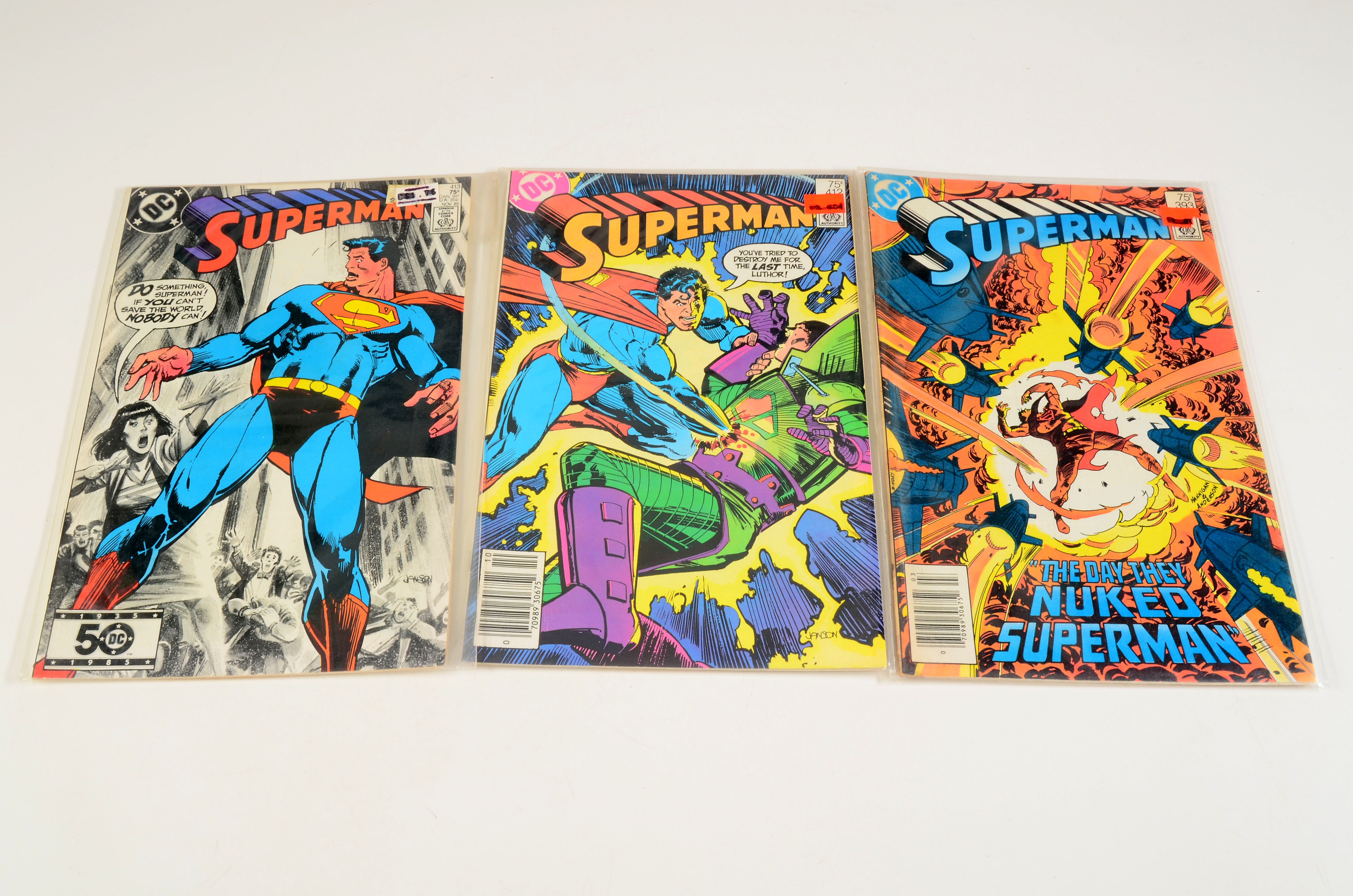 Late Issue First Series “Superman” Including Final Issue