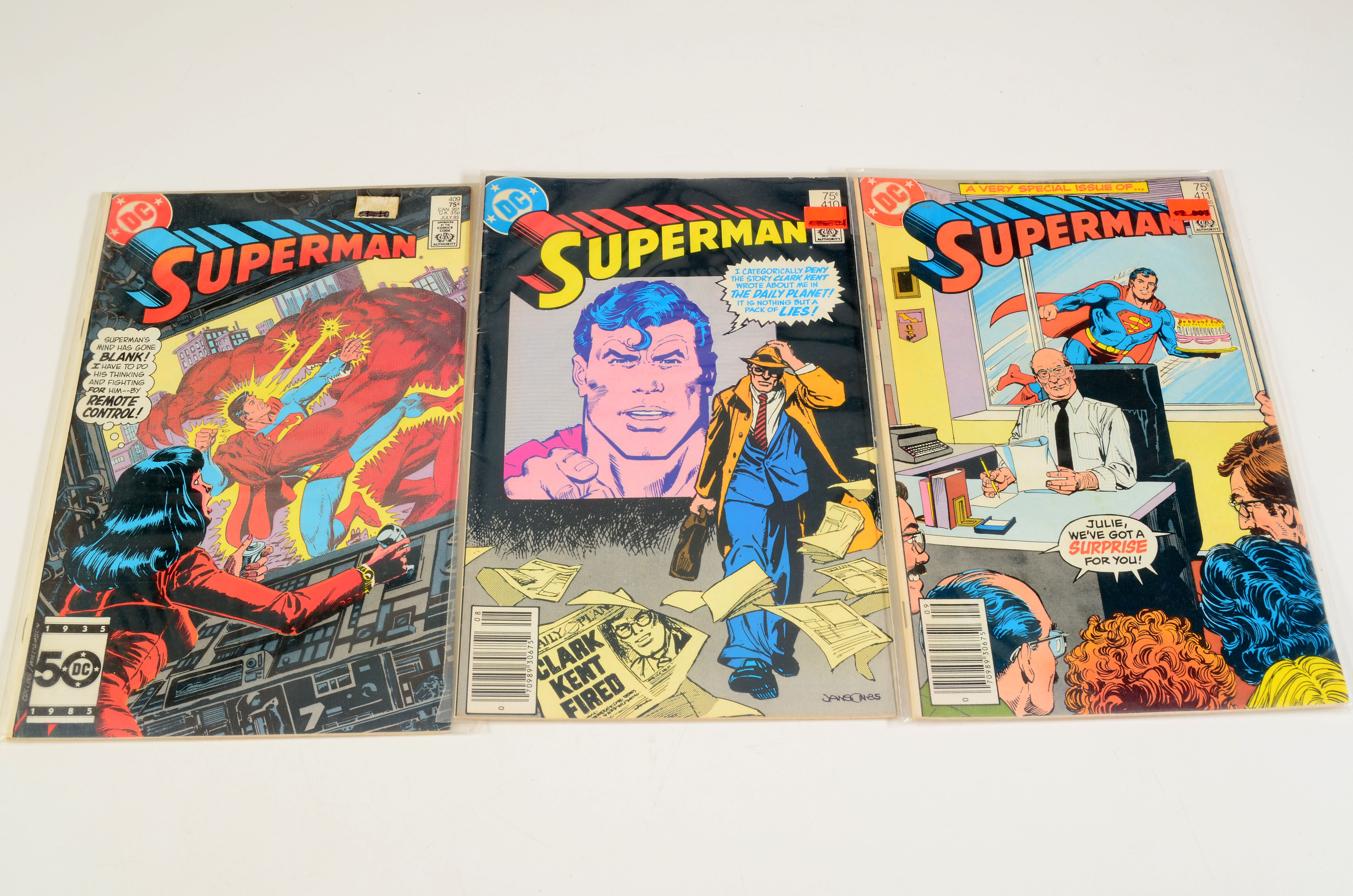 Late Issue First Series “Superman” Including Final Issue