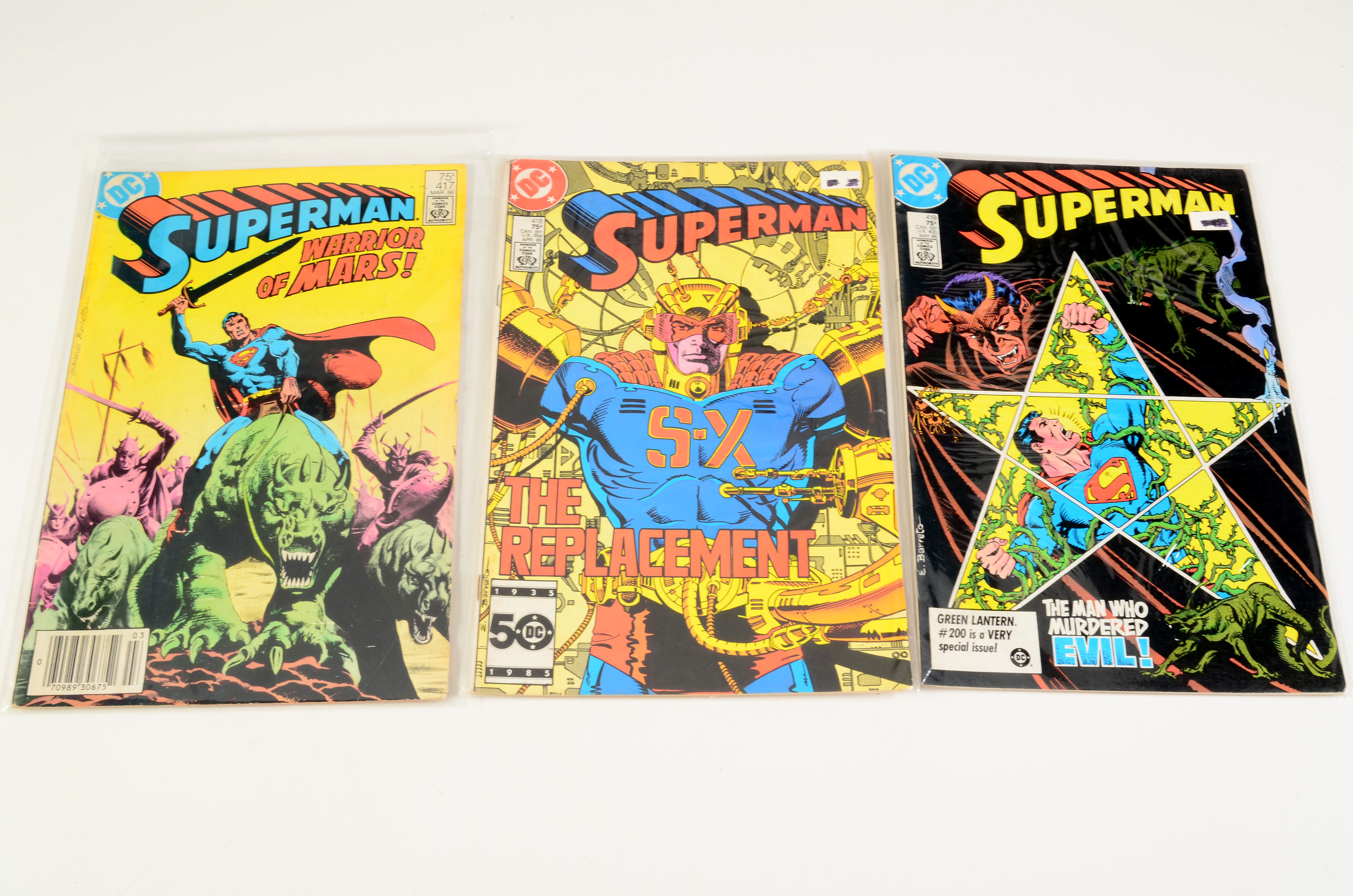 Late Issue First Series “Superman” Including Final Issue
