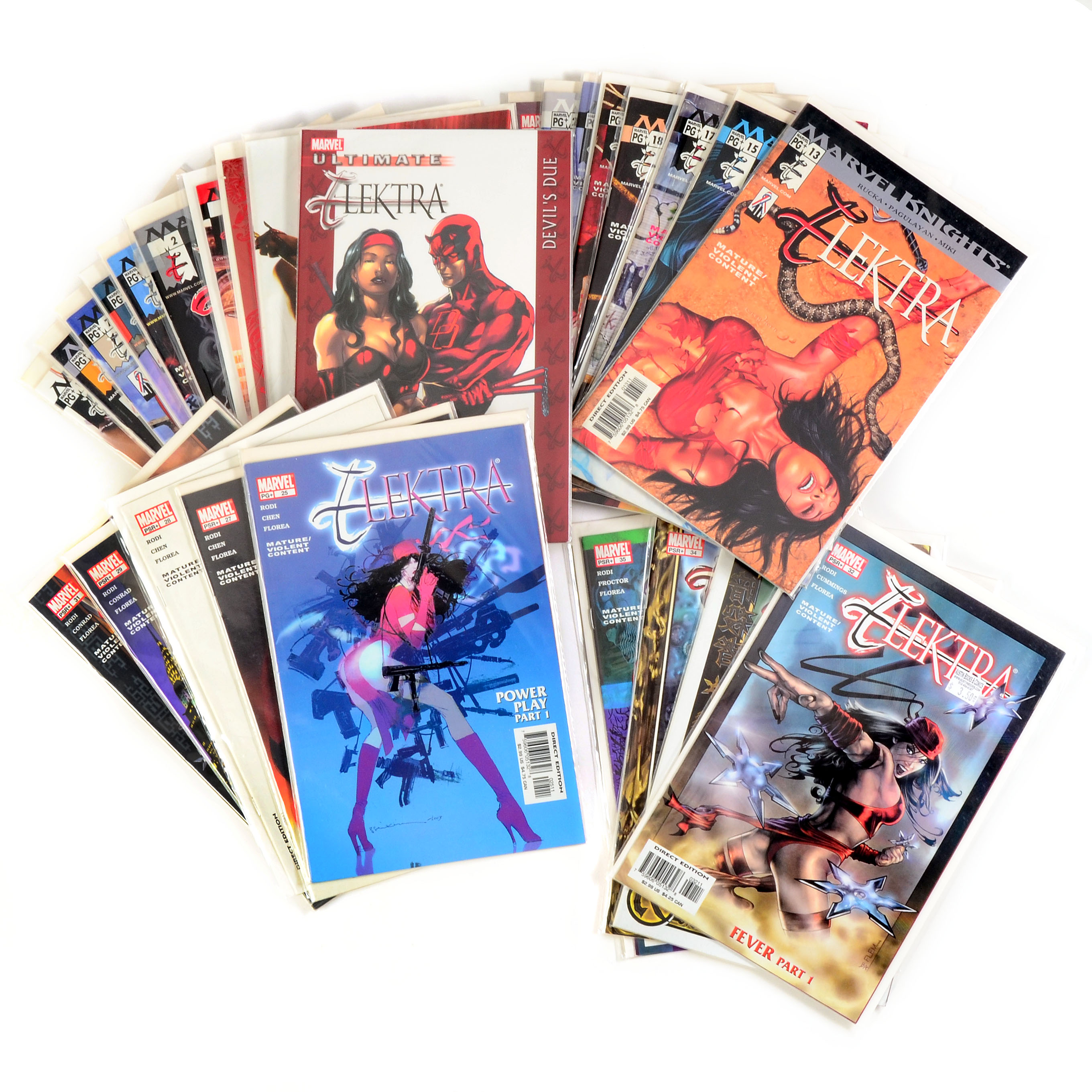 “Elektra” Complete Volume Two, Film Comic, Graphic Novel and Collectible Cover