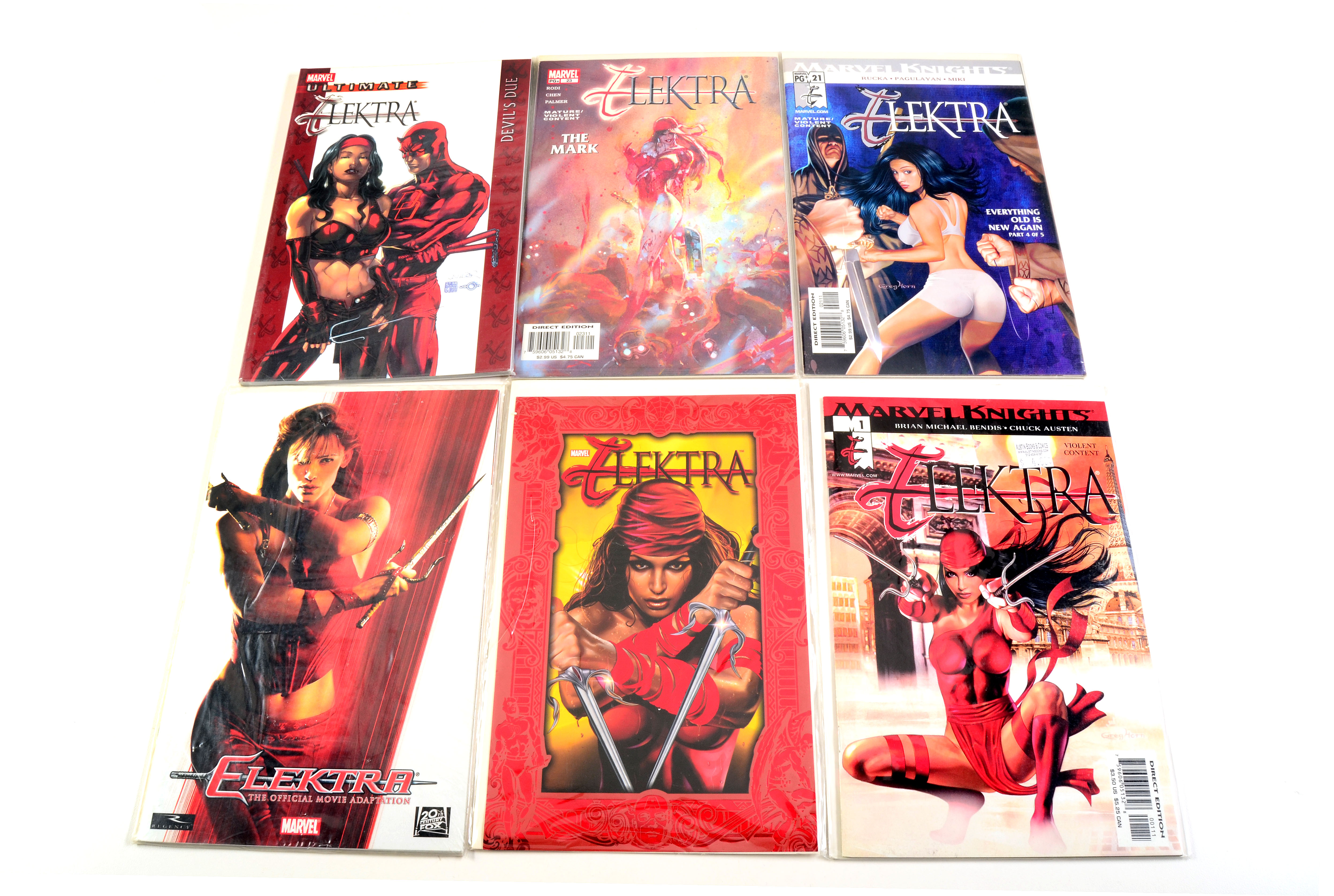 “Elektra” Complete Volume Two, Film Comic, Graphic Novel and Collectible Cover