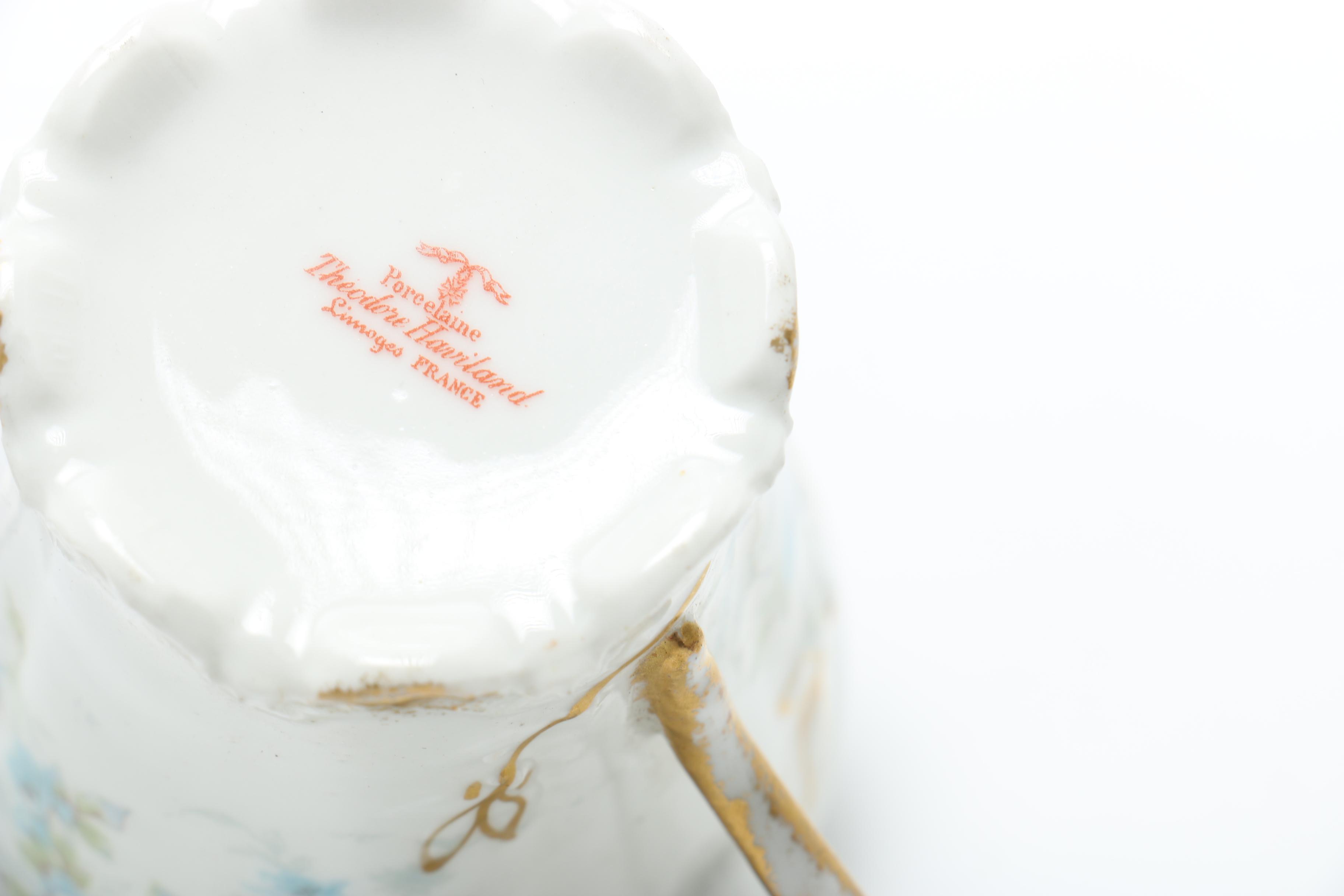 Tea Cups and Saucers From Denmark, England, France and Germany