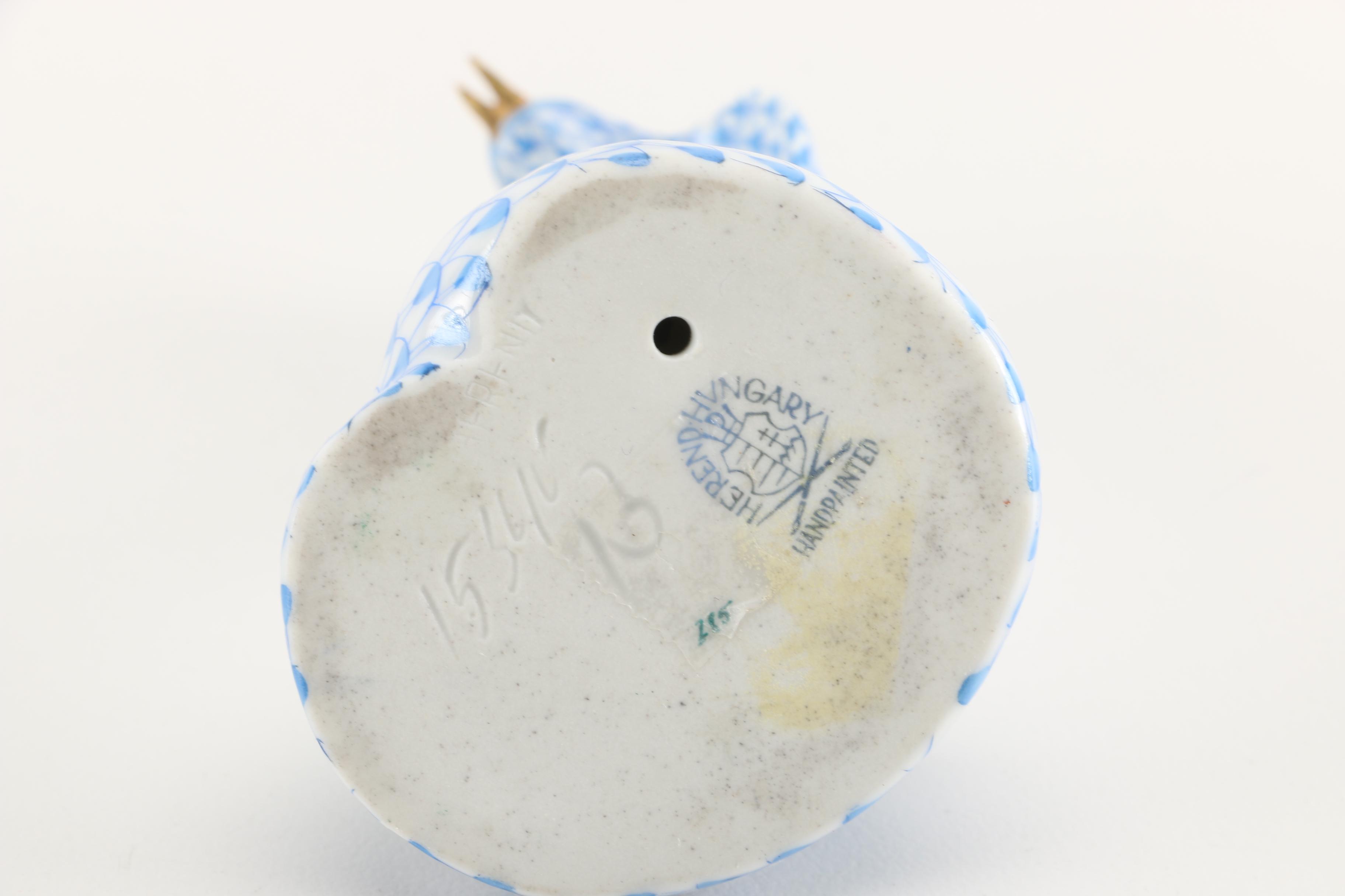 Herend Hand-Painted Porcelain Cobra