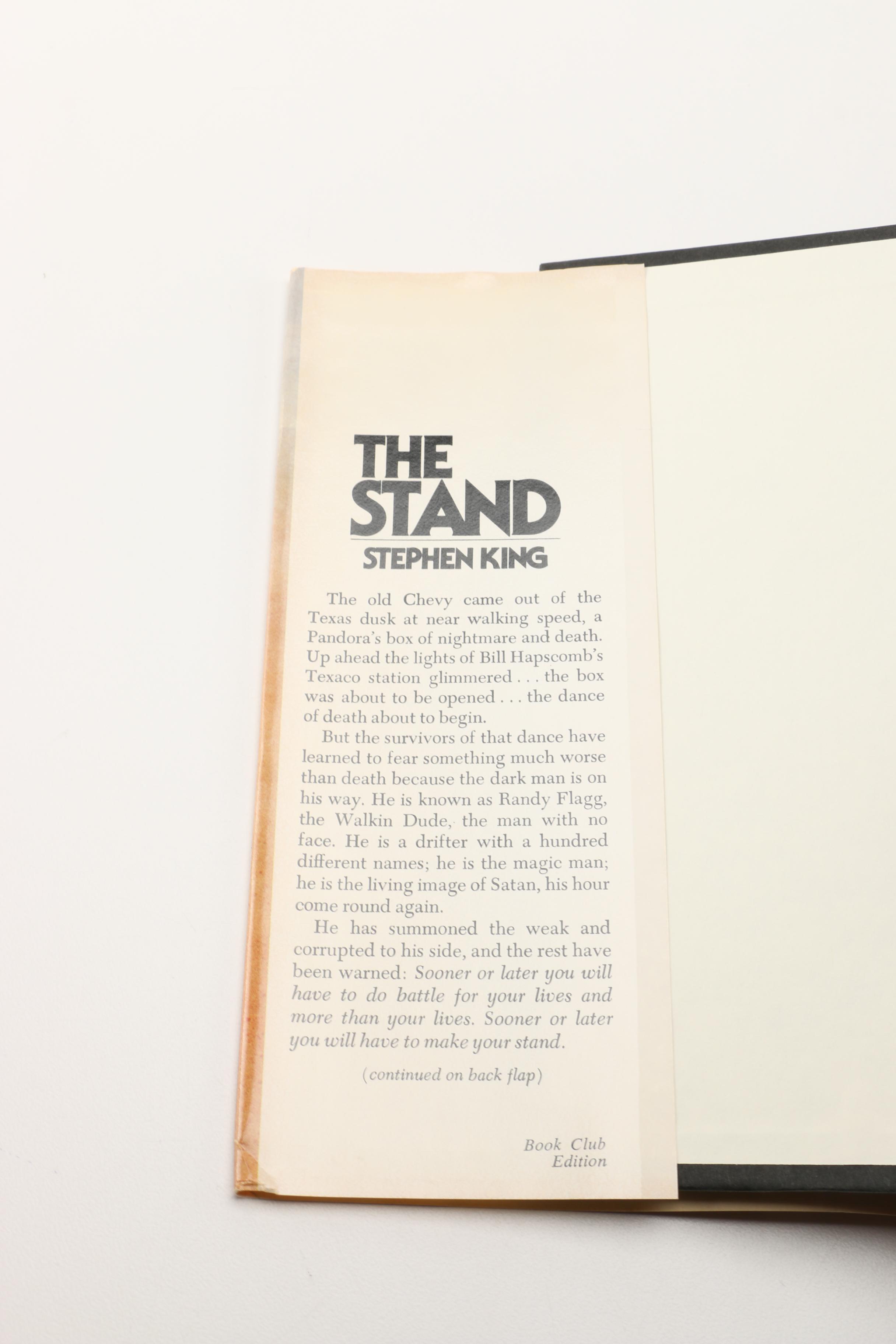 1978 Book Club Edition of "The Stand" by Stephen King