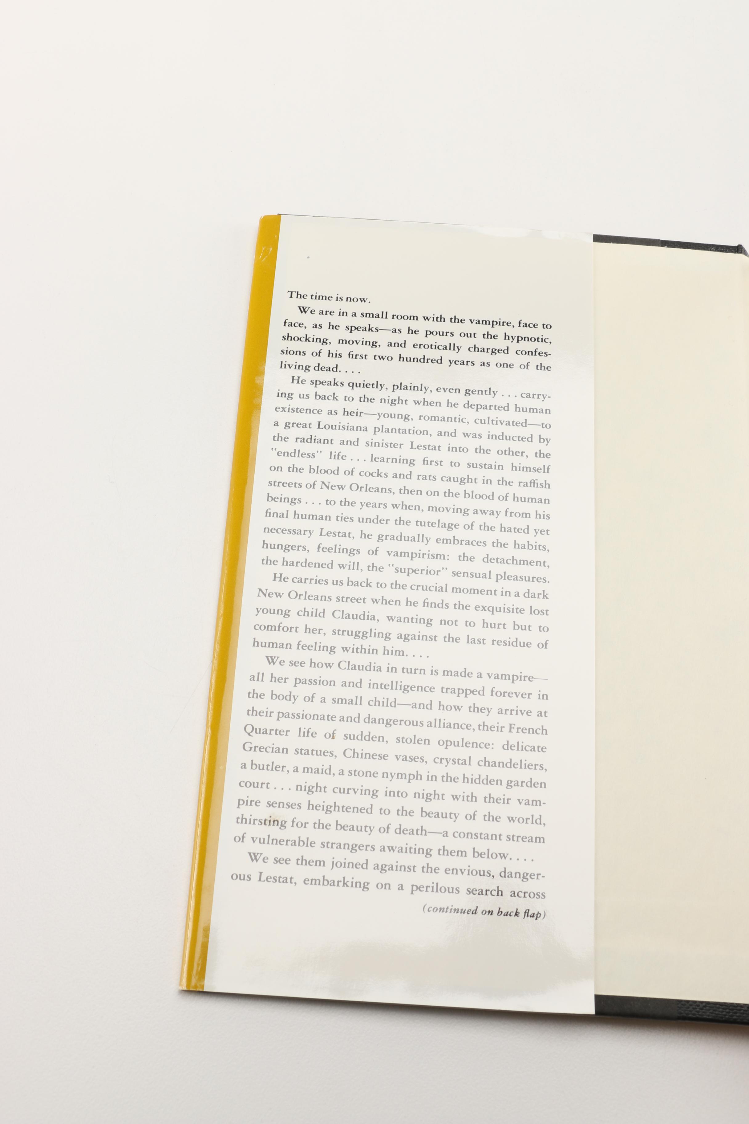 1976 "Interview with the Vampire" by Anne Rice