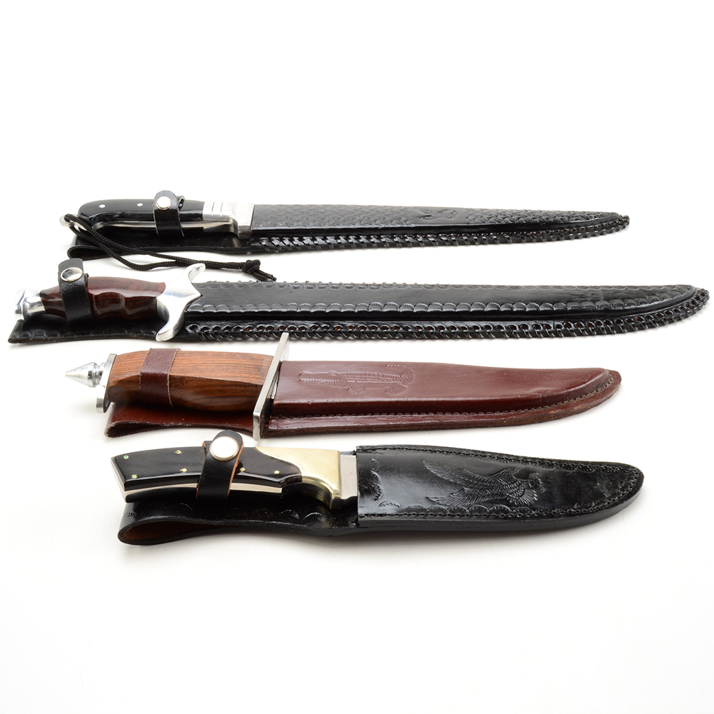 Group of Hunting Knives