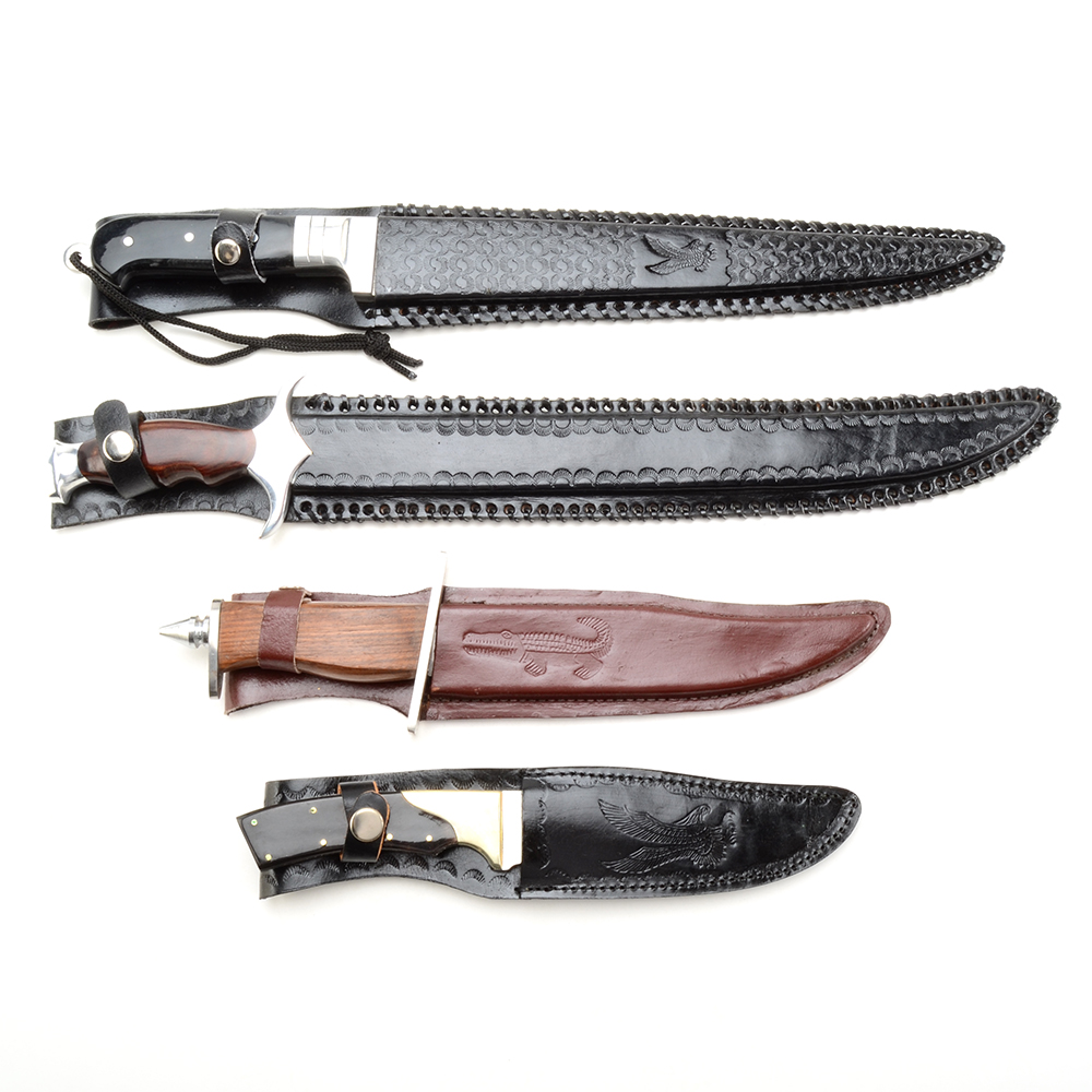 Group of Hunting Knives