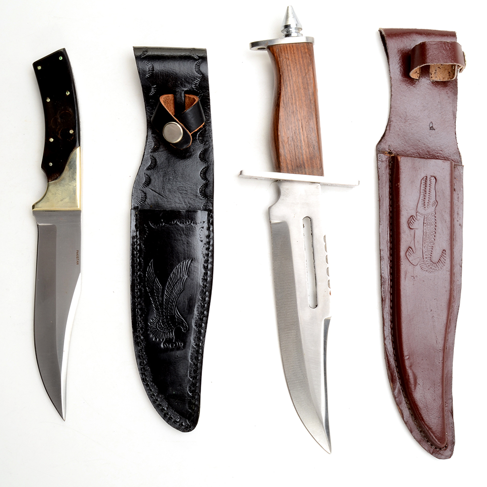 Group of Hunting Knives