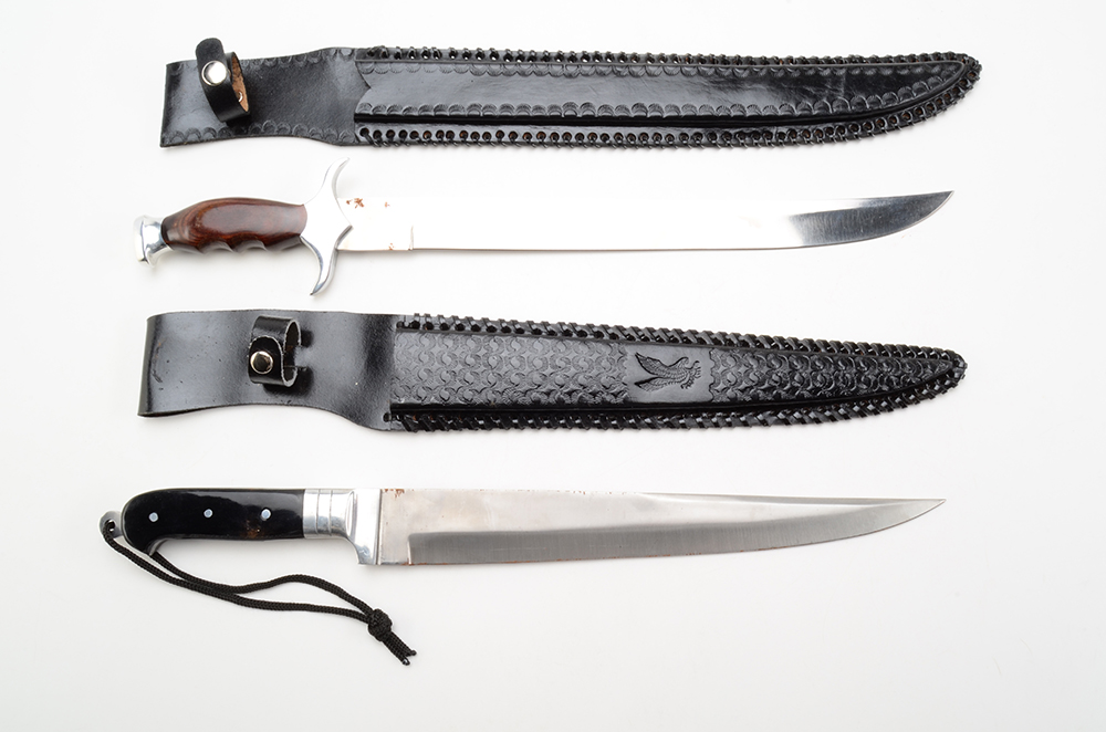 Group of Hunting Knives