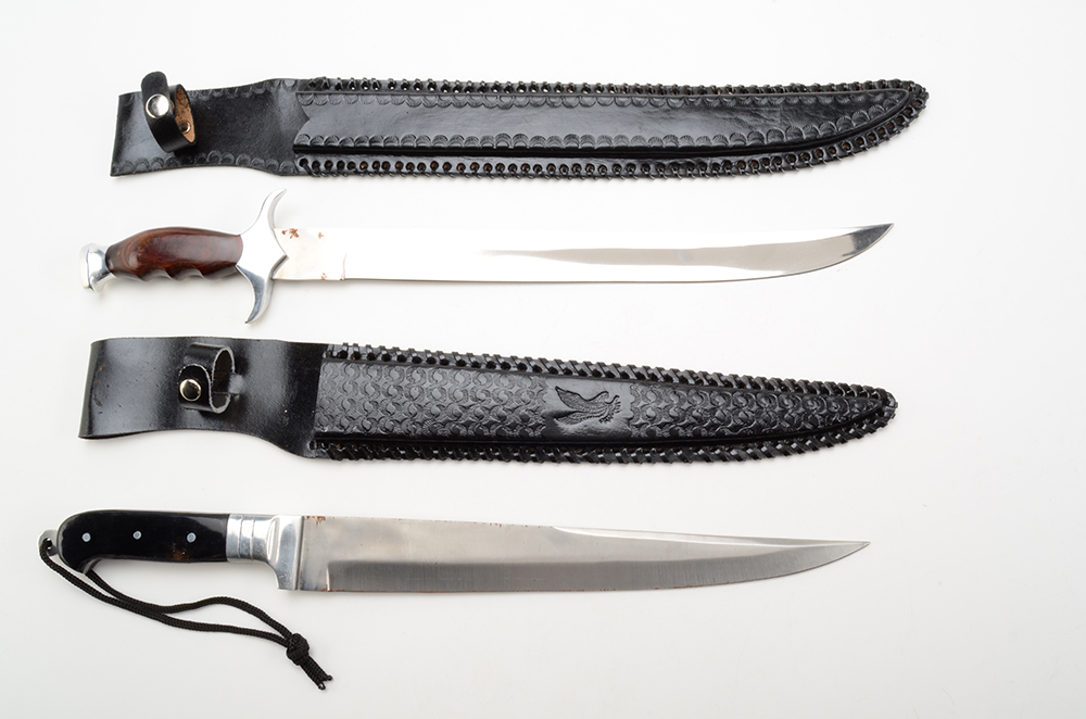 Group of Hunting Knives
