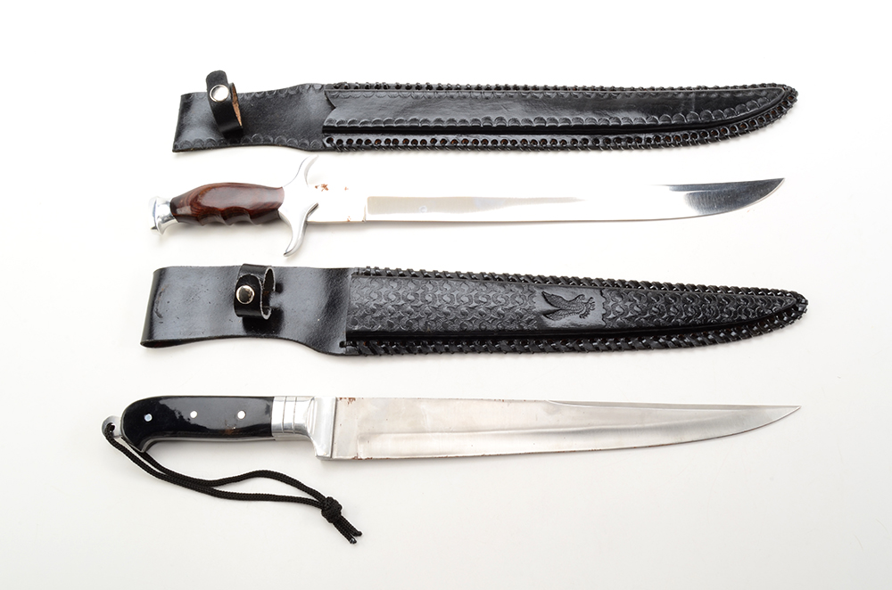 Group of Hunting Knives