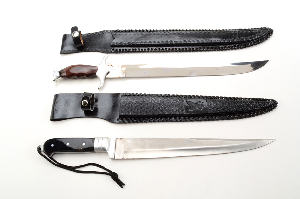 Group of Hunting Knives