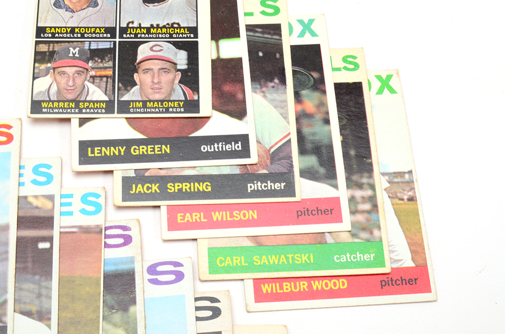 Forty 1964 Topps Baseball Cards