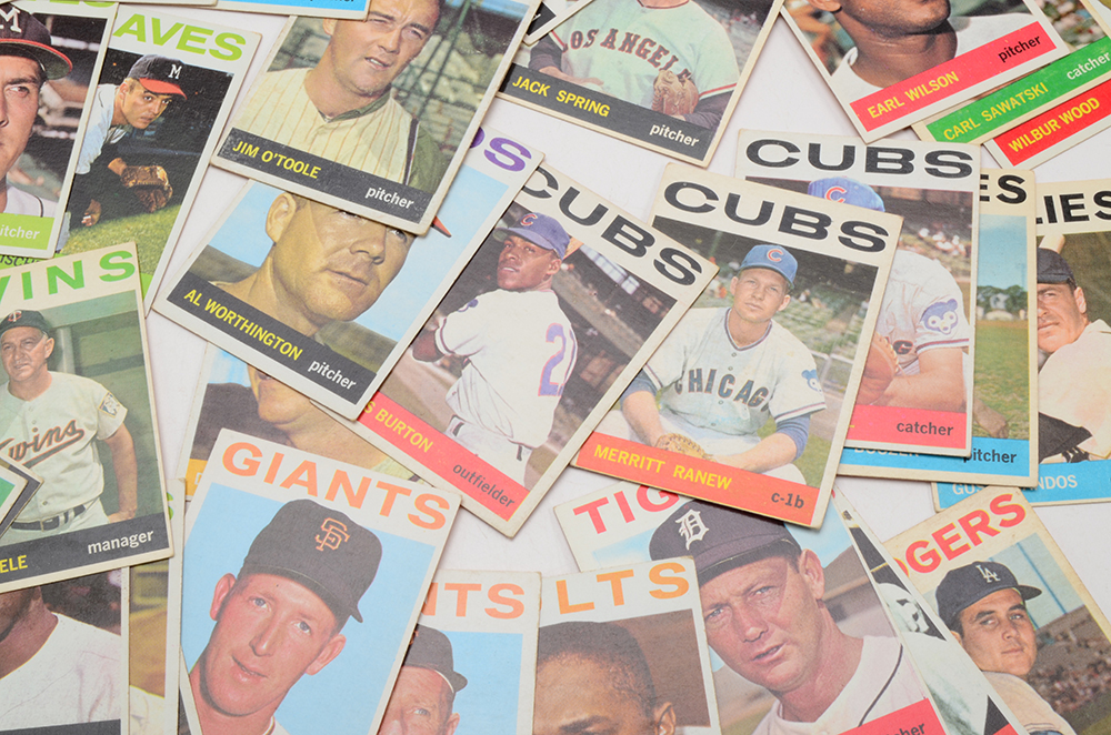 Forty 1964 Topps Baseball Cards