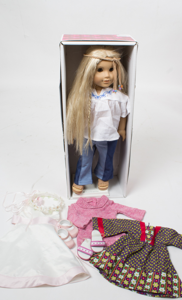 American Girl "Julie" Doll With Outfits And Accessories