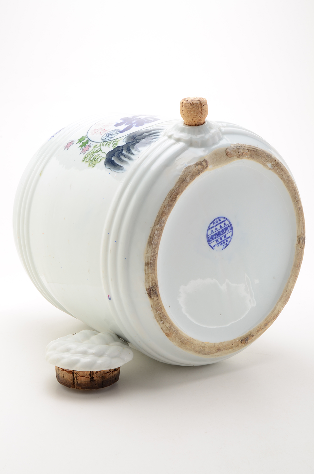 Japanese Ceramic Sake Cask