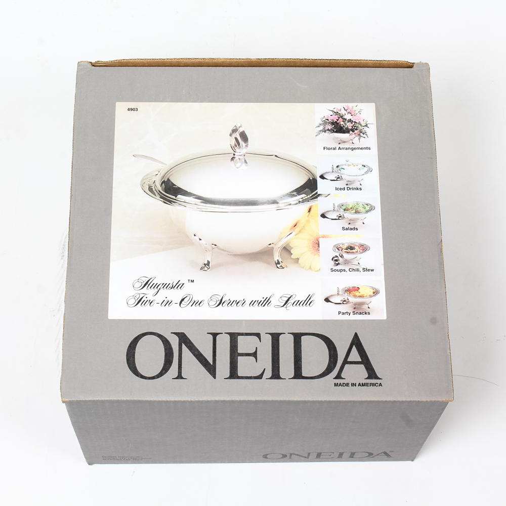 Oneida Silver Plate "Augusta" Server