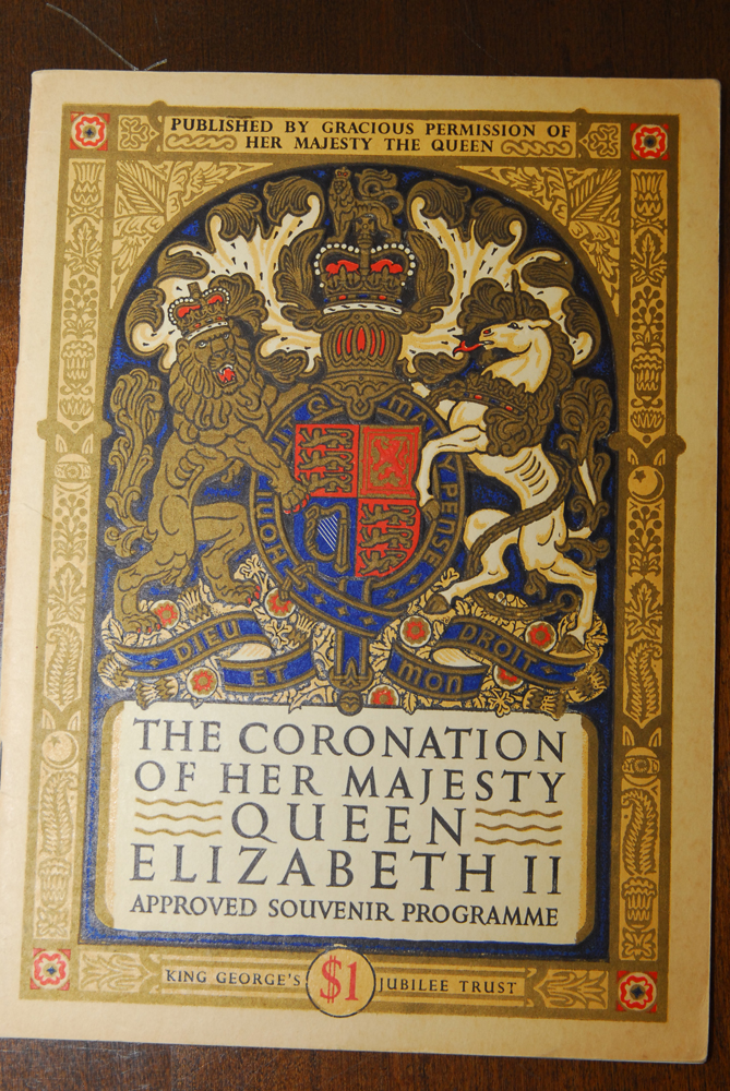 Queen Elizabeth Coronation Programs