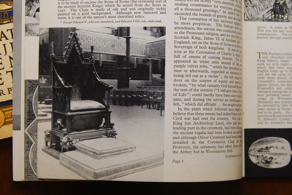 Queen Elizabeth Coronation Programs