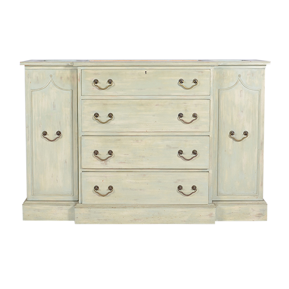 Vintage Cabinet With Secretary Desk