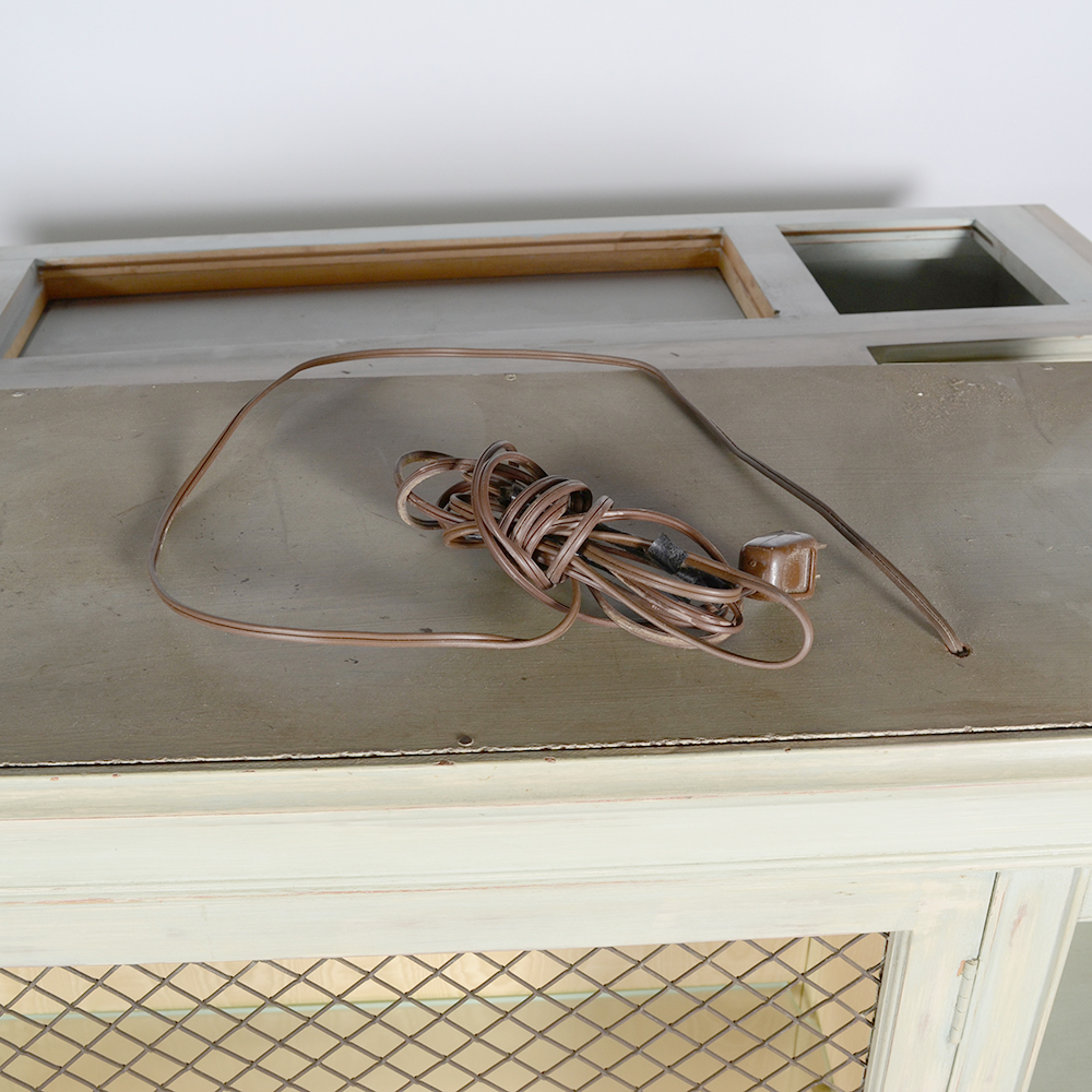 Vintage Cabinet With Secretary Desk