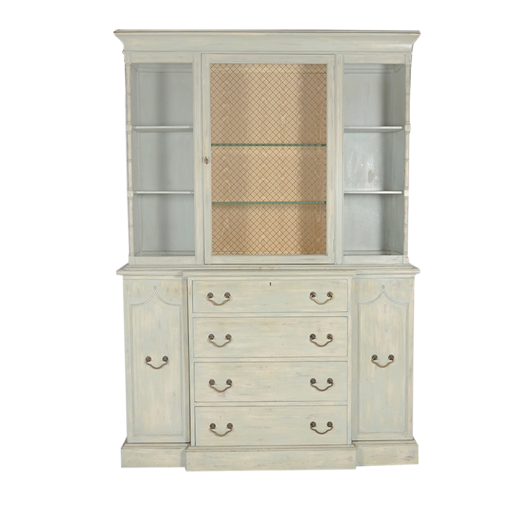 Vintage Cabinet With Secretary Desk