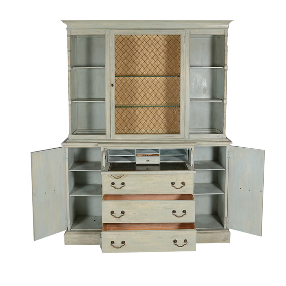 Vintage Cabinet With Secretary Desk