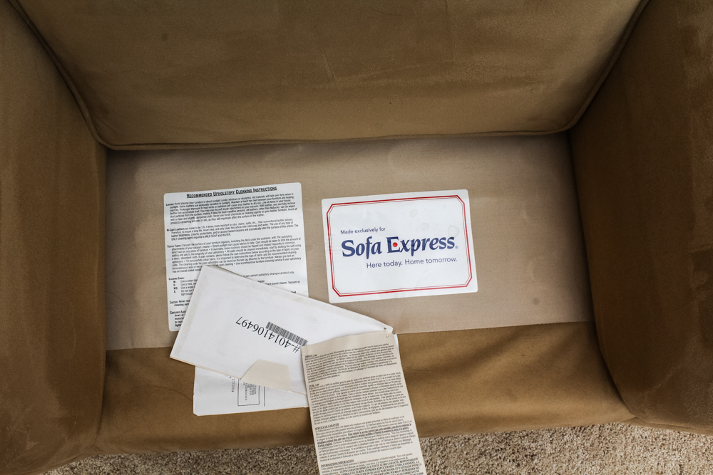 Klaussner Microfiber Armchair