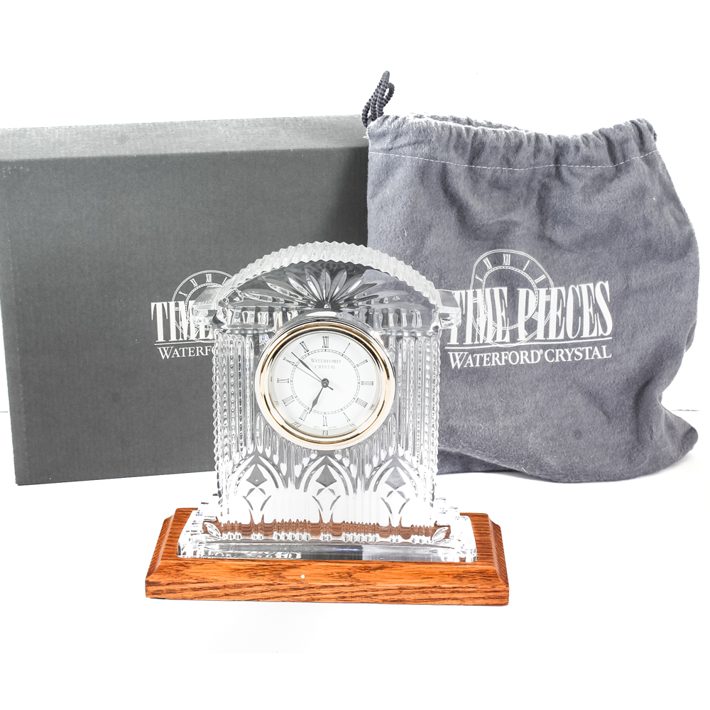 Waterford "Westminster" Crystal Mantle Clock