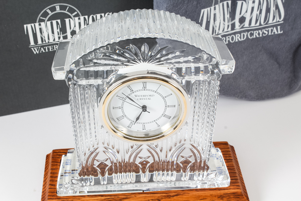 Waterford "Westminster" Crystal Mantle Clock