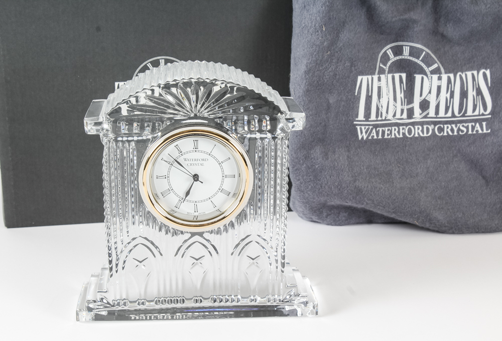 Waterford "Westminster" Crystal Mantle Clock