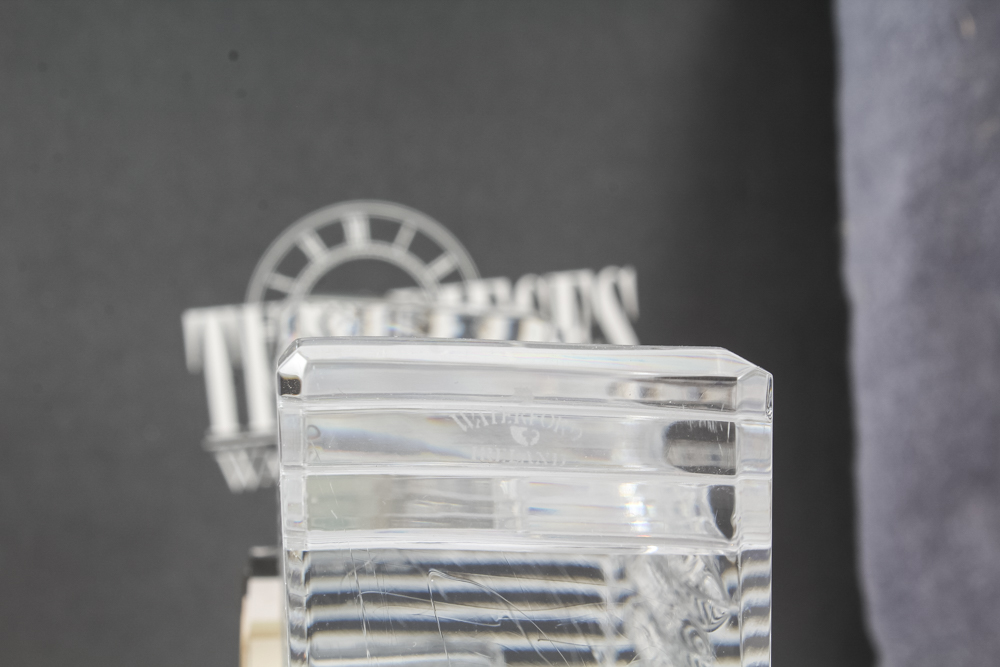 Waterford "Westminster" Crystal Mantle Clock