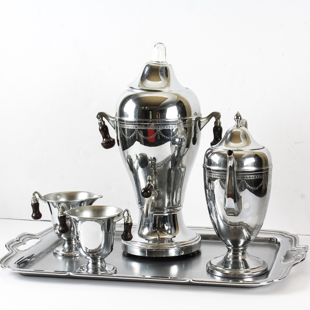 Vintage Faberware Chrome Coffee Service
