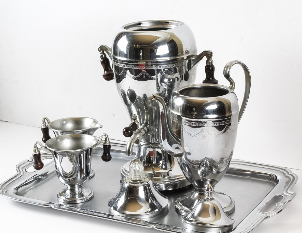 Vintage Faberware Chrome Coffee Service