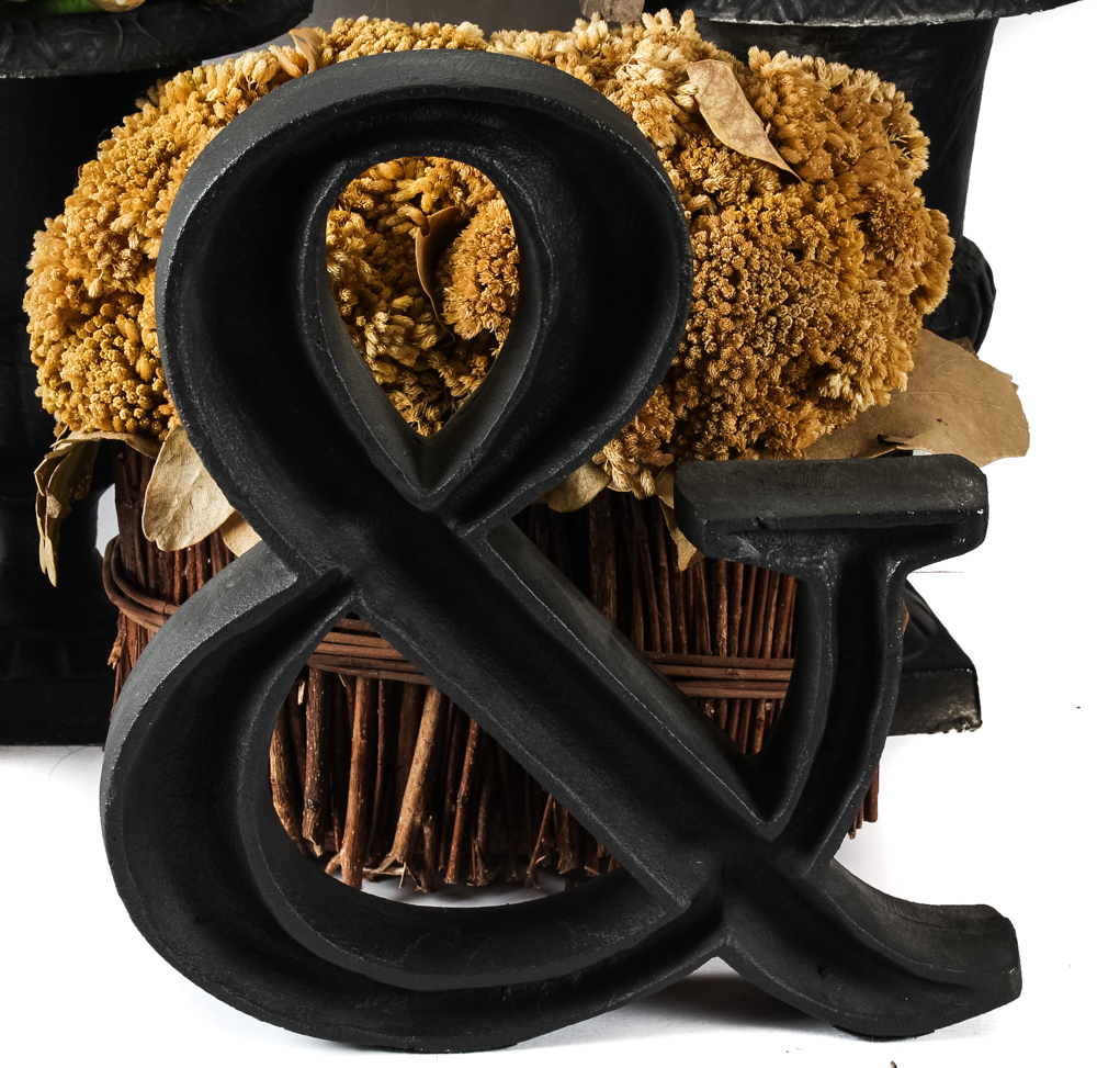 Mantel Adornment in Coffee and Cream