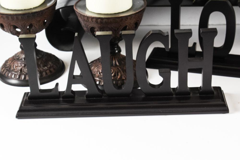 Illuminating Mantel Furnishing