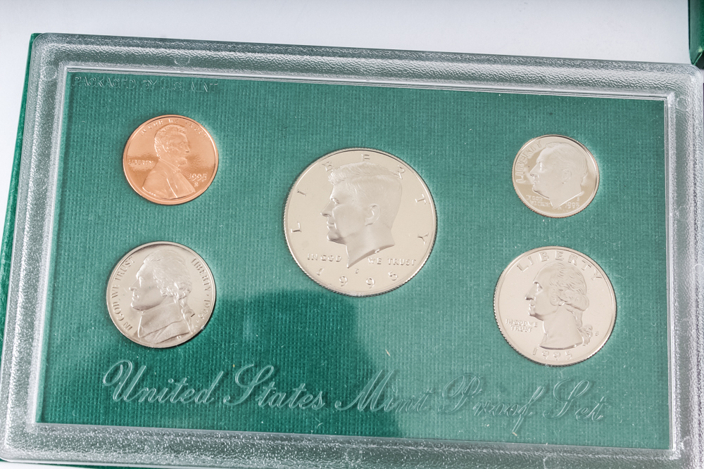United States Proof Sets 1994-1996
