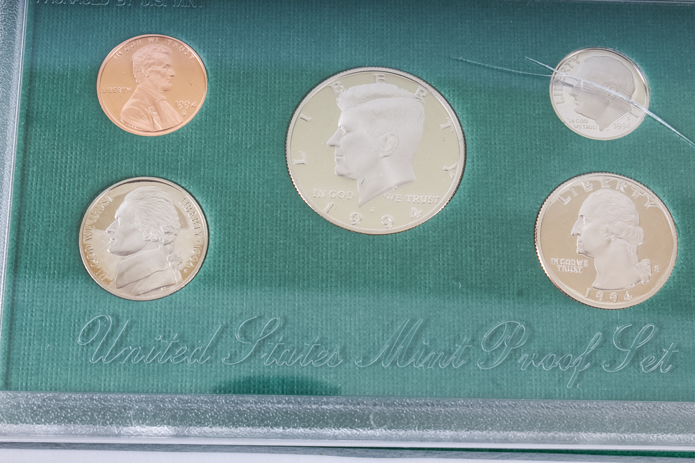 United States Proof Sets 1994-1996
