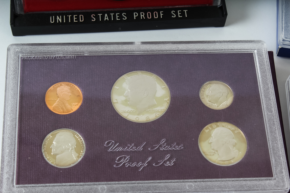 United States Proof Set Collection 1982-1998